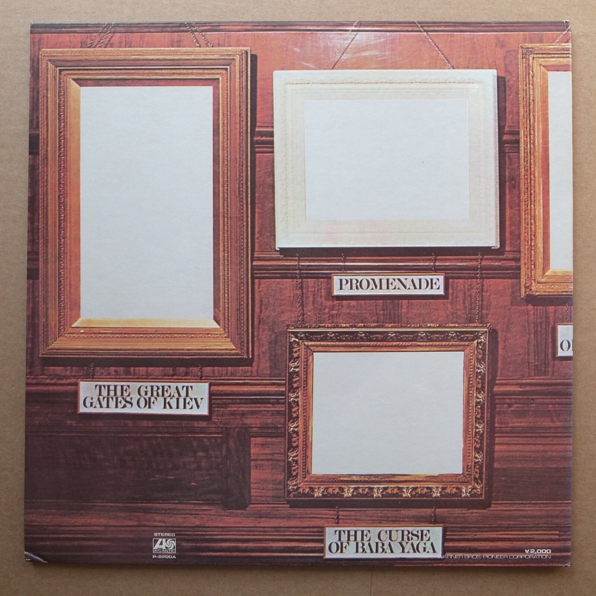 Emerson, Lake & Palmer ‎– Pictures At An Exhibition Japan 1972
