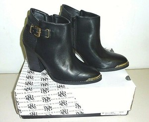 womens black boots with gold trim