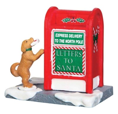 Lemax 64073 - SANTA''S MAILBOX - Weihnachtsdorf Winterdorf Modellbau Neu