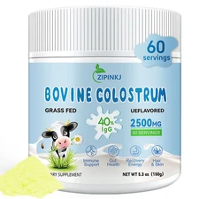 Bovine Colostrum Powder - 40% IgG Highly Concentrated Pure Bovine Grass Fed 150g