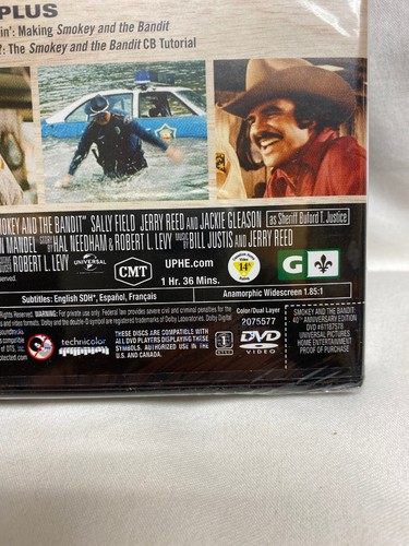 NEW Smokey and the Bandit DVD 40th Anniversary Edition Canadian DVD - Picture 6 of 7