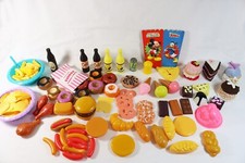 Large Lot Pretend CARNIVAL FAIR Food Play Kitchen Toys Cake Donuts Soda 155 pc 