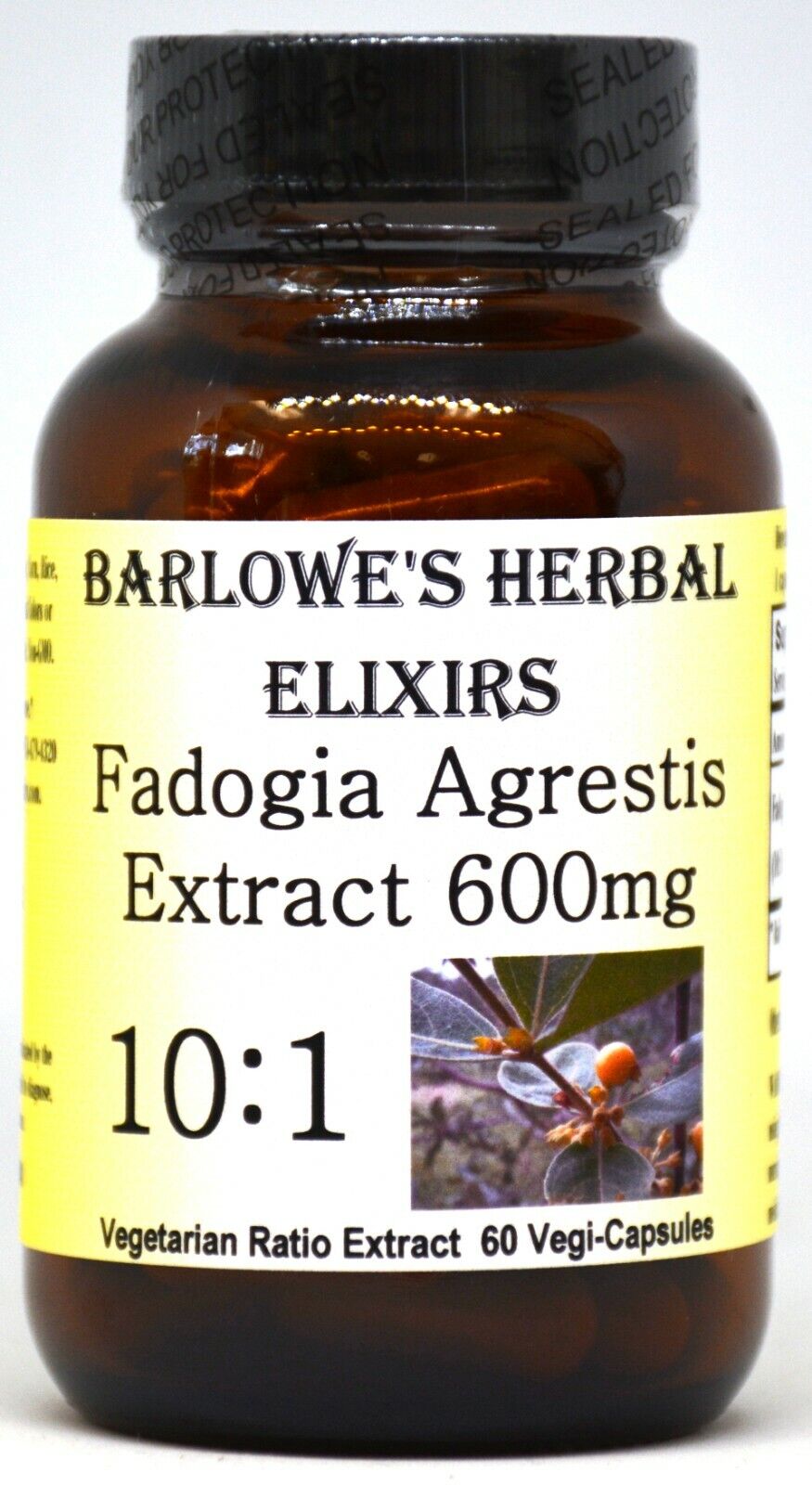 FADOGIA AGRESTIS EXTRACT 祝開店！大放出セール開催中 60 - Stearate 600mg おしゃれ Bottled Free i