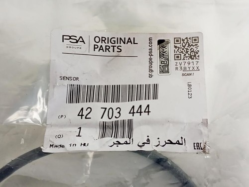 Sensor ABS velocidad rueda delantera opel astra k gm 42703444 original - Imagen 2 de 4