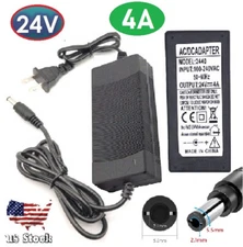 DC 24V 4A 96W Converter Adapter Power Supply Charger For LED Strip 5.5mm x 2.1mm