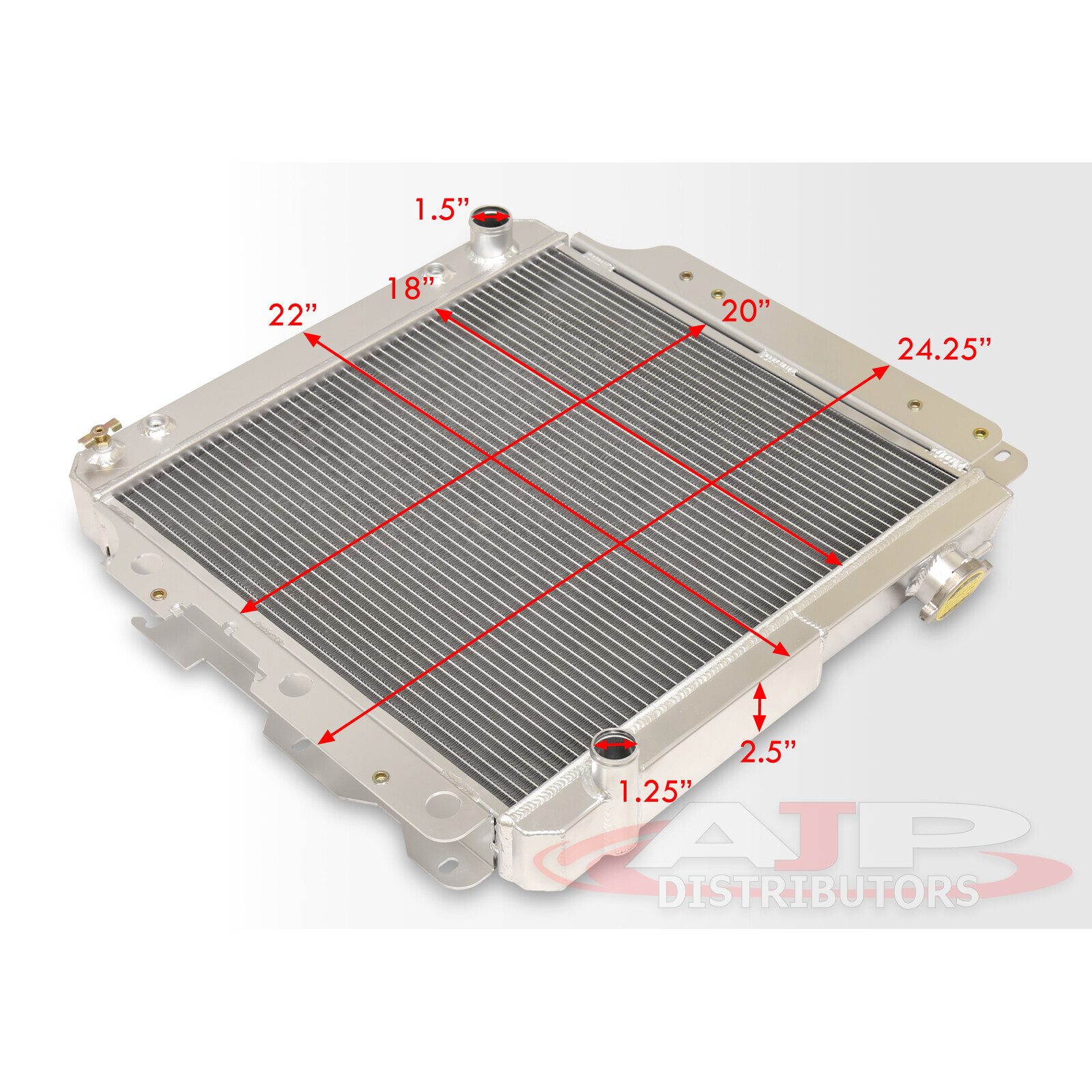 Tri Core Aluminum Engine Cooling Radiator For 19872006 Jeep Wrangler