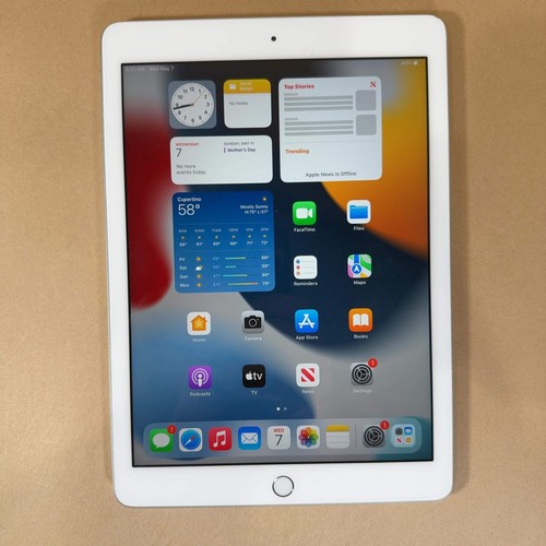 Apple iPad 6. Gen A1893 128GB WiFi Only iOS 15.4.1 Silber MR7K2LL/A