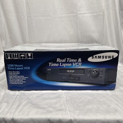 Samsung Real Time Lapse Video Surveillance Cassette Recorder VCR SVR-1280