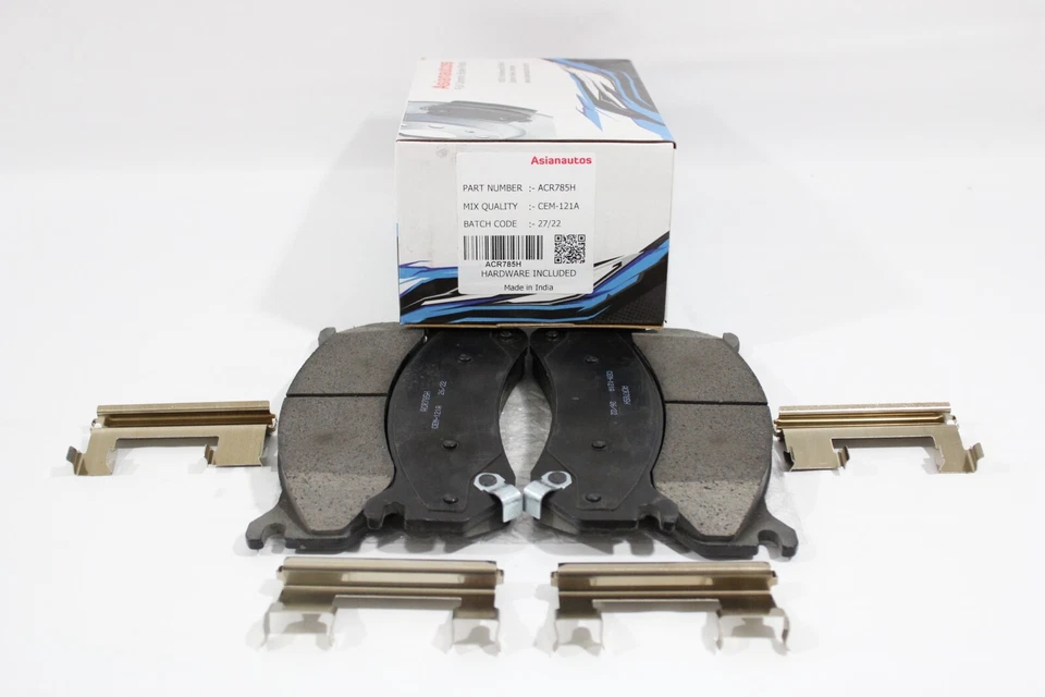 Asianautos Ceramic Rear Brake Pads With Hardware For Hummer H2 2003-2009 - Image 3 of 4