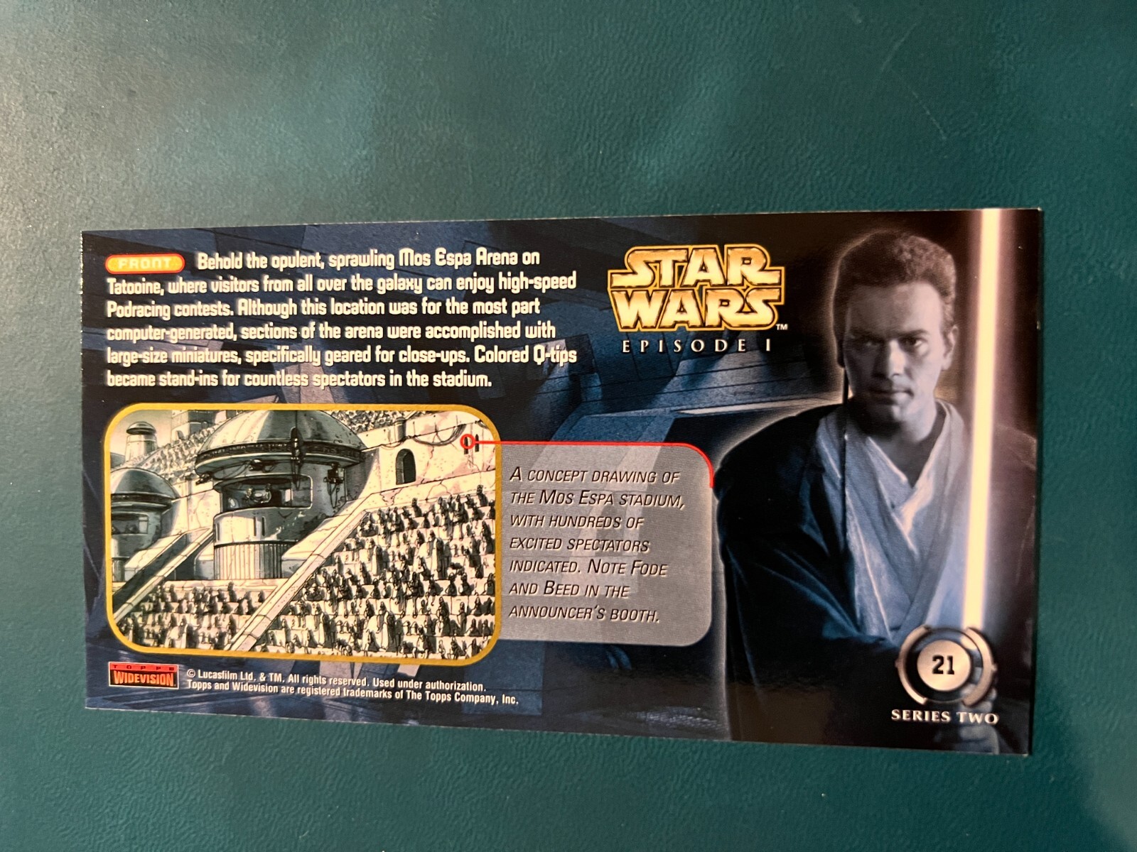 1999 Topps Star Wars Episode I SERIES 1-2 Widevision Complete Your Set U Pick - Picture 213 of 331