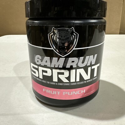 6AM RUN Sprint - Pre Workout Powder for 12.7 Ounce (Pack of 1), Fruit Punch 