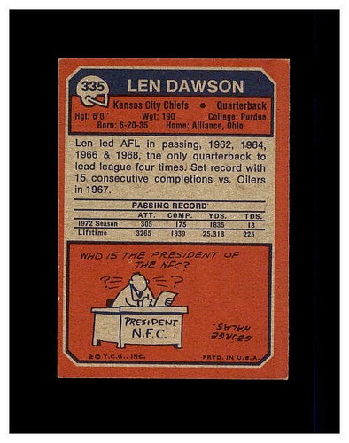 1973 TOPPS FOOTBALL #270 - 528 YOU PICK SEE PHOTOS OF EVERY CARD **NEW LISTING** - Picture 100 of 398