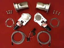 BadlanzHPE Electric Cutout Valve "Y-Neck" DUAL 4.0" 102mm SS 5 YEAR WTY!