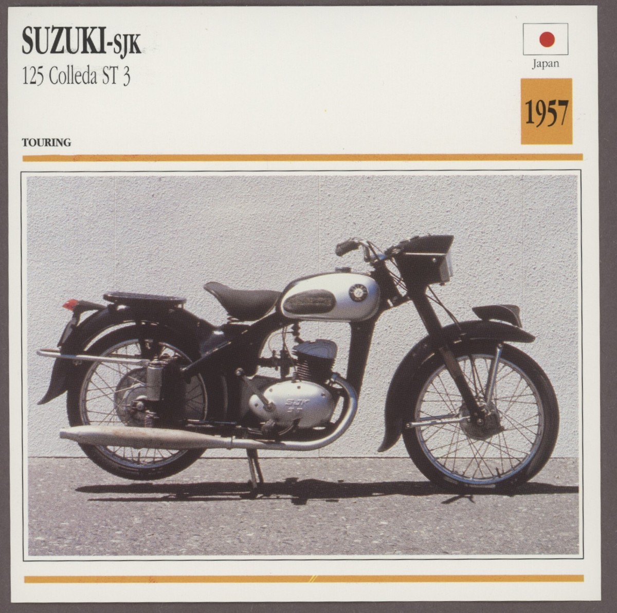 Suzuki SJK 1957 125 Colleda ST 3 Edito Service Atlas Motorcycle