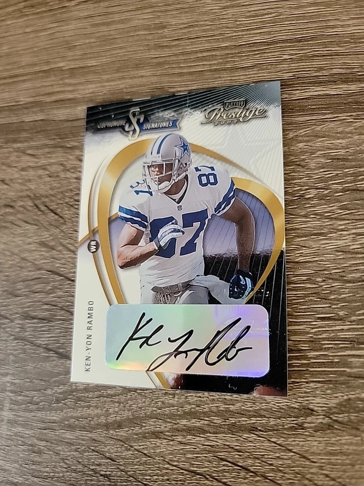 2002 Playoff Prestige Sophomore Signatures #SS22 Ken-Yon Rambo AUTO - Image 3 of 4
