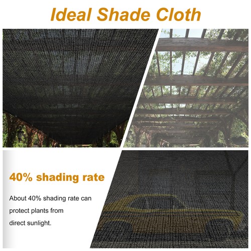 60% Sun Shade Net Plant Mesh Shade Cloth Sunblock UV Resistant Net Garden Plants - Picture 14 of 27