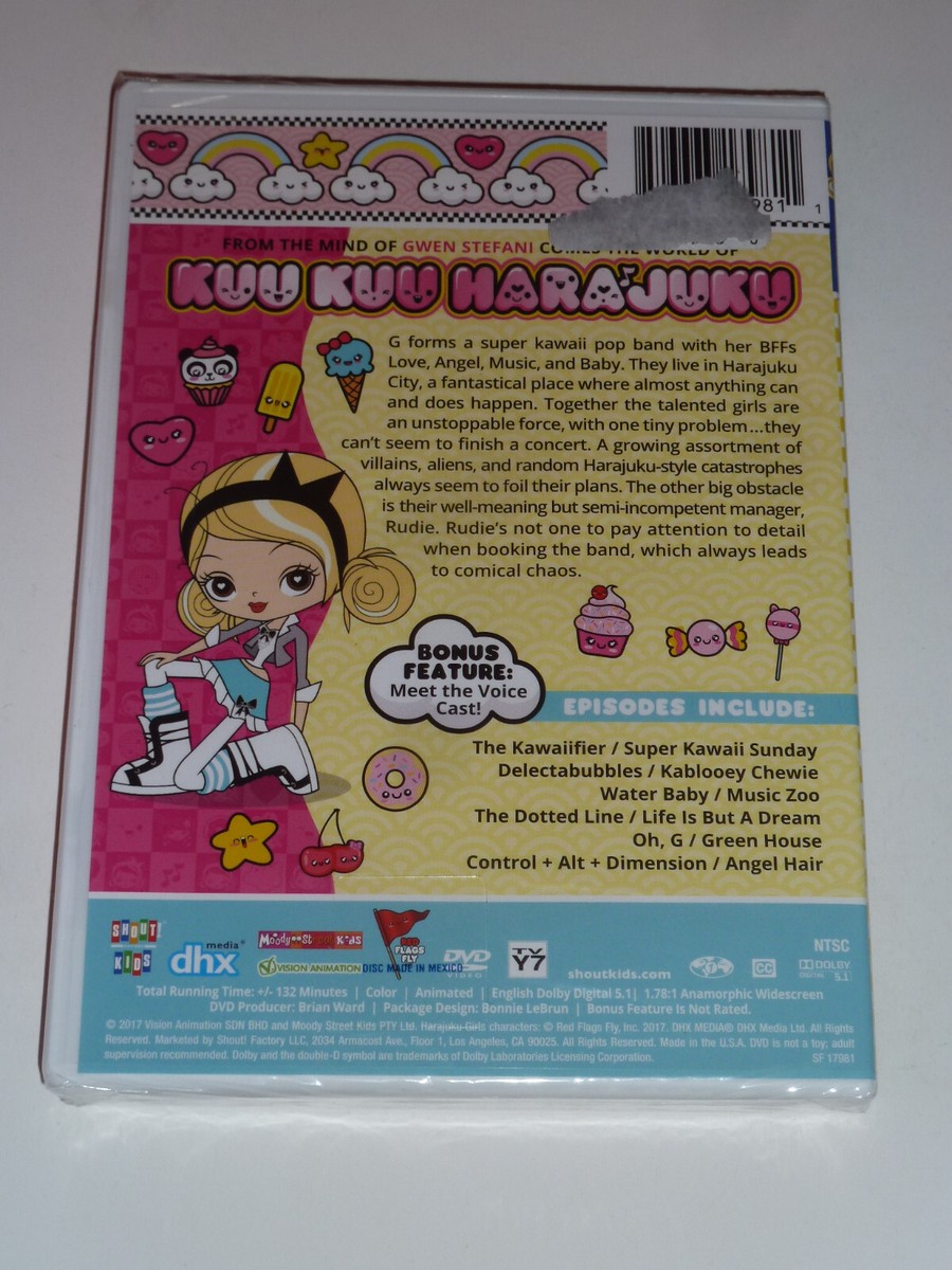 Kuu Kuu Harajuku 2: Super Kawaii DVD cartoon TV show teen