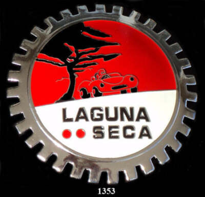 LAGUNA SECA RACING AUTOMOBILE GRILLE BADGE EMBLEM