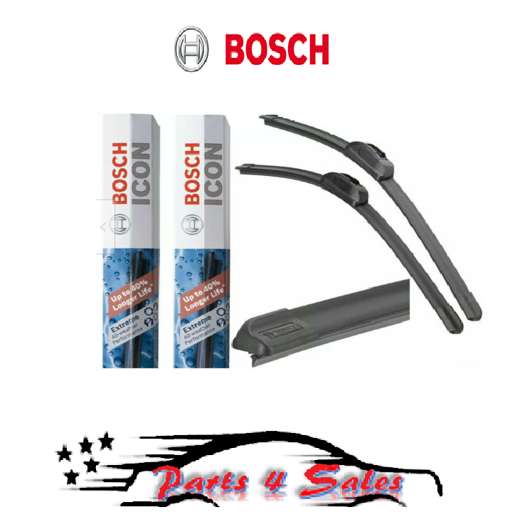 BOSCH ICON BEAM Wiper Blade 26" & 18" Front 26A + 18A (Set of 2) eBay