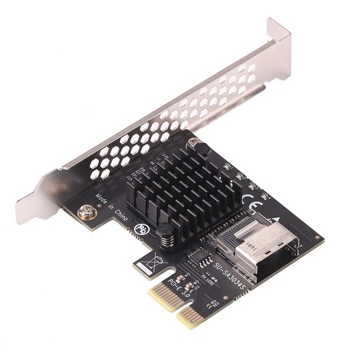 Computer PCI-E 1x to Mini SAS SFF-8087 Riser Card 6Gbps Expansion Accessories - Afbeelding 8 van 12