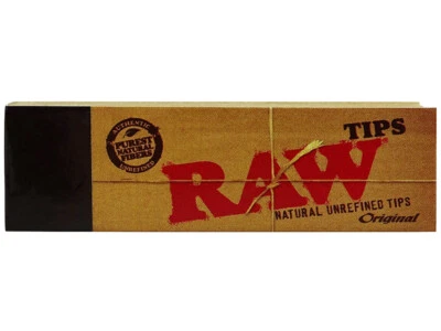 RAW Tips Original 50 Tips / Heft Zigarettentips Filter Tips Ungebleicht
