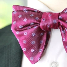 CAMELLUCCI Men's Self-tied Bow Tie 100%Silk Big Butterfly Gift Box S720