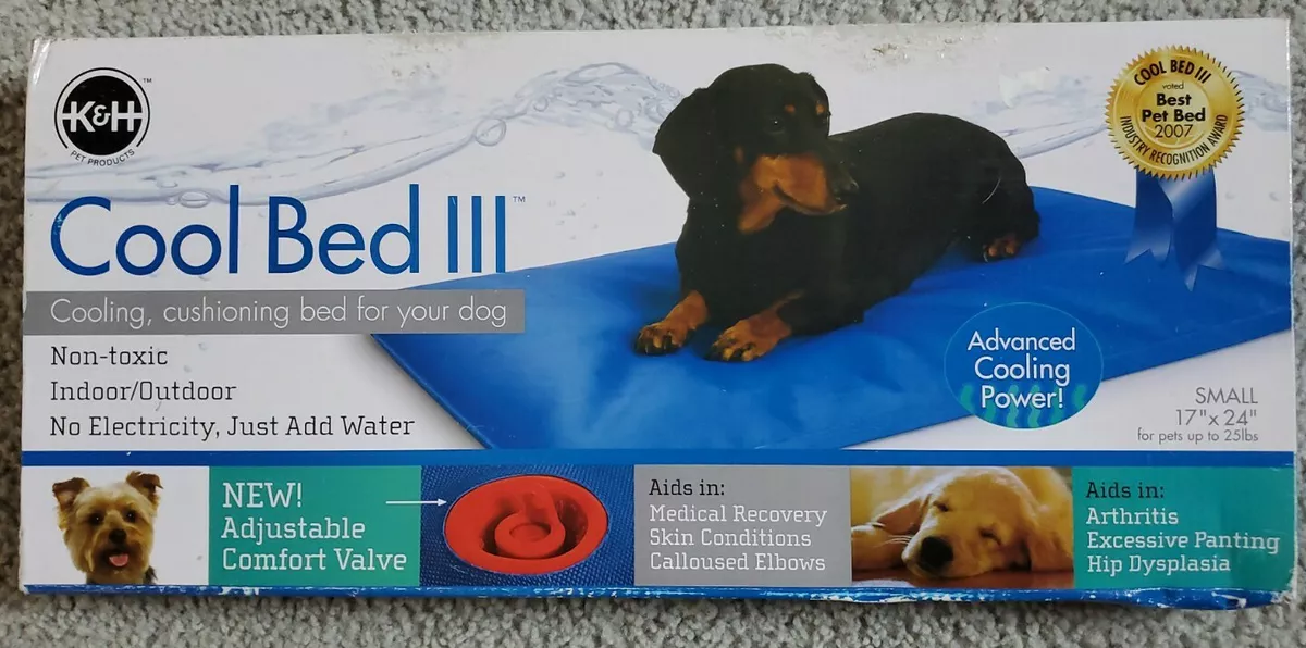 K H Pet Products Cool Bed III 3 Cooling Cushioning Bed Pet Dog New Small