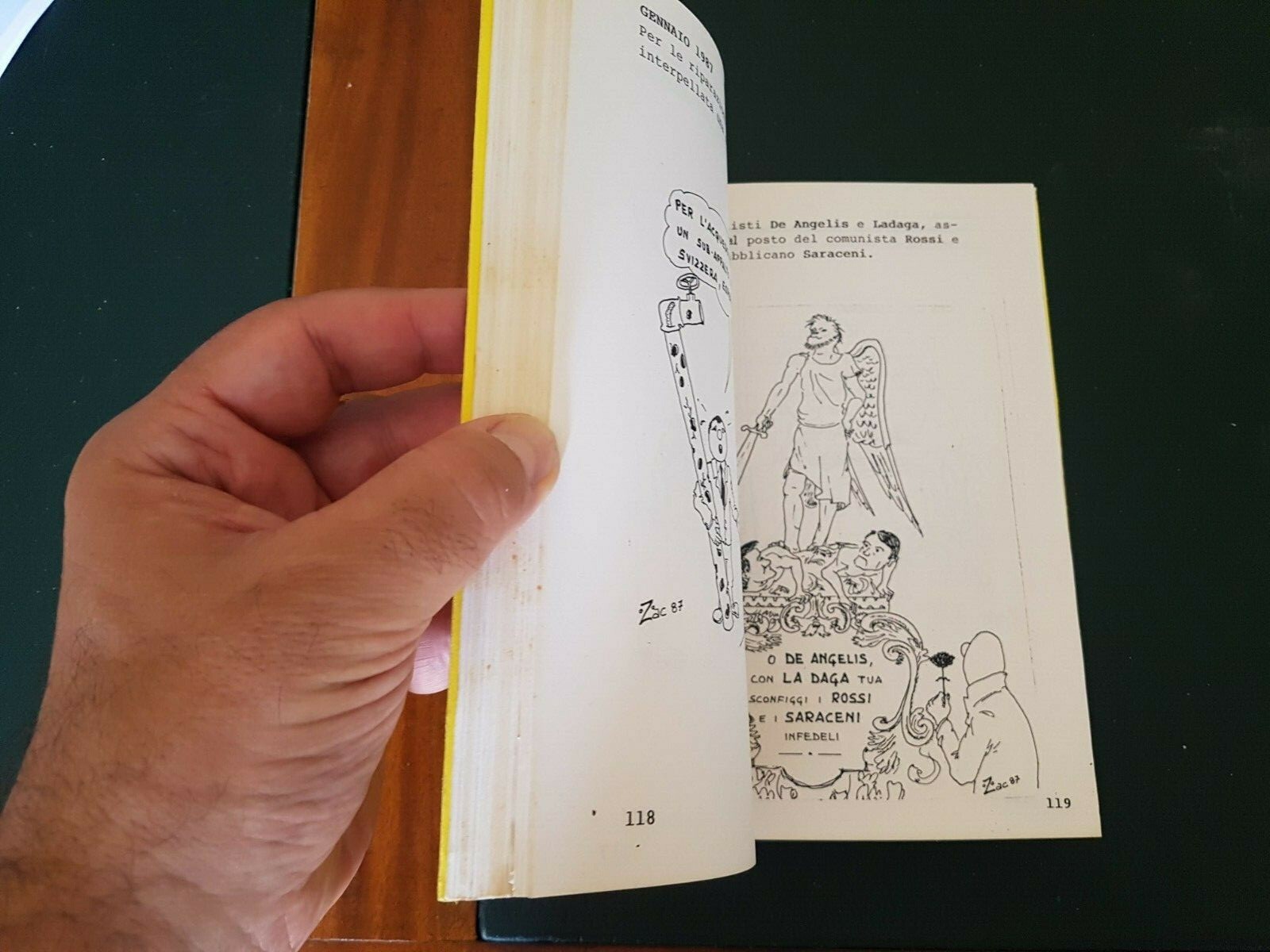 ZAC ** PORCA VIGNETTA! 1985 - 1987 ** tre anni di Storia Velletrana in vignette