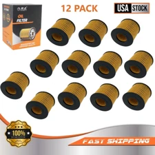 Engine Oil Filter (12 Pack) For PONTIAC VIBE 2009 2010 L4 1.8L