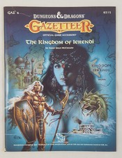GAZ4 THE KINGDOM OF IERENDI GAZETTEER DUNGEONS & DRAGONS TSR INCOMPLETE