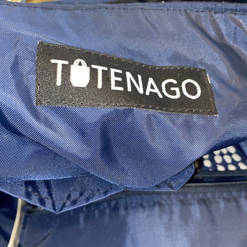 Totenago Tasche 2 Stück Set 18” B mal 14” L blau & weiß waschbar Neu - Bild 5 von 6