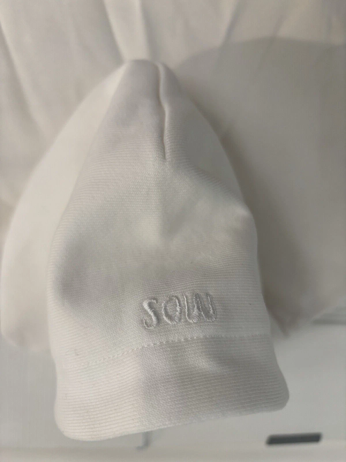 OFF WHITE Felpa con cappuccio Sow Off White con stampa 4 5 anni nuova con etichette