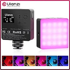 Ulanzi Vl49 RGB LED Light, 3 cold shoe mounts, CRI 95 , 2500-9000K