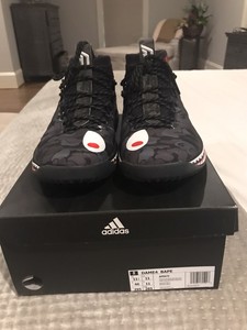 dame 4 bape black camo