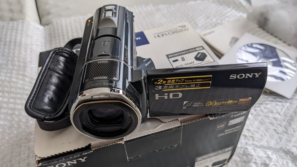 SONY HDR-CX520V 1080p FHD 64GB Used Complete Box Included SONY HDR-CX520V 1080p FHD 64GB Used Complete Box Included