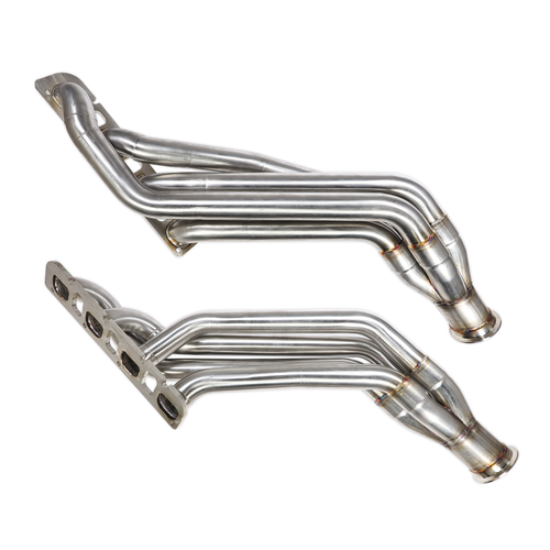 2" Long Tube Headers With Catted Mid Pipes And 02 Extensions - Picture 2 of 6