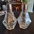 Collectible Vintage Chase Japan Clear Salt And Pepper Shaker Set