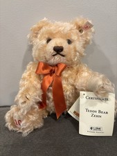 SIGNED 1997 Disney World Teddy Bear Convention 10th Mohair Steiff Zehn 1745/2500