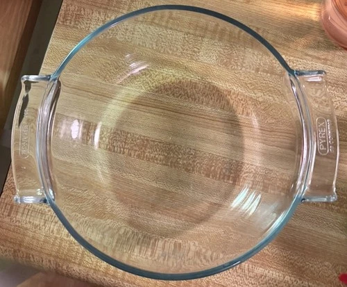 Vintage Pyrex De Corning France #453 Casserole Bowl No Lid Clear 7" Container