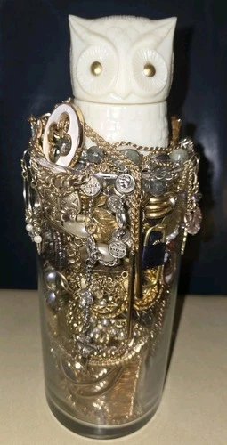 Golden✨️Greatness ~Mystery Jewelry Treasures Jar~Vintage To Now~Wearable Pieces