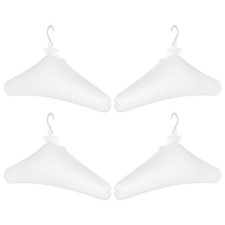 4 PCS Travel Inflatable Hanger Foldable Hangers for Clothes Blow up Laundry