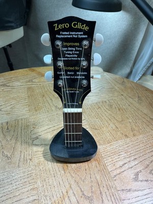 Zero Glide Guitar Banjo Mandolin Music Store Advertisement Prop Rare Full Size