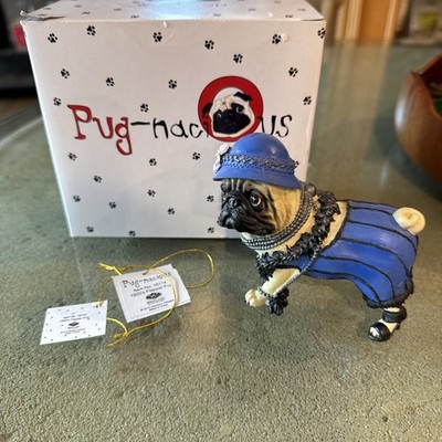 Westland Gifts Pugnacious Pug-nacious Flapper Dance Pug   Rare Retired