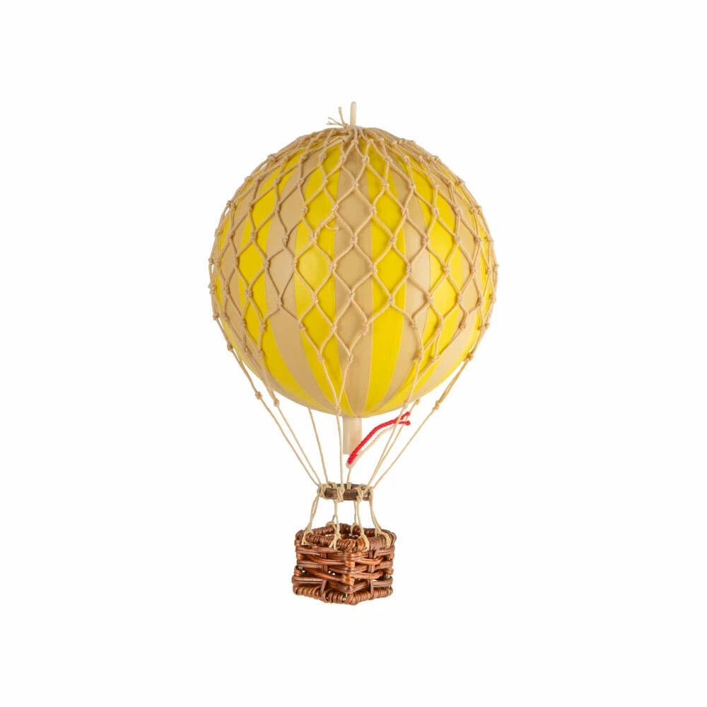 Authentic Models Floating the Skies Hot Air Balloon Decor AP160Y Yellow