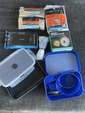 Burning Man Camping Kit WAG Bags,Mess, Wipes, Lights , Disposable Toothbrushes,