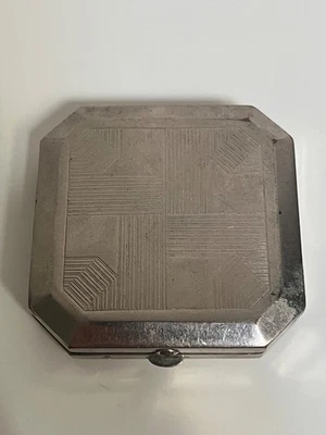 POUDRIER ANCIEN ART DECO PARFUMERIE PLASSARD - Photo 1/4