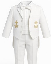 Boy Baptism Outfit With Shoes And Socks