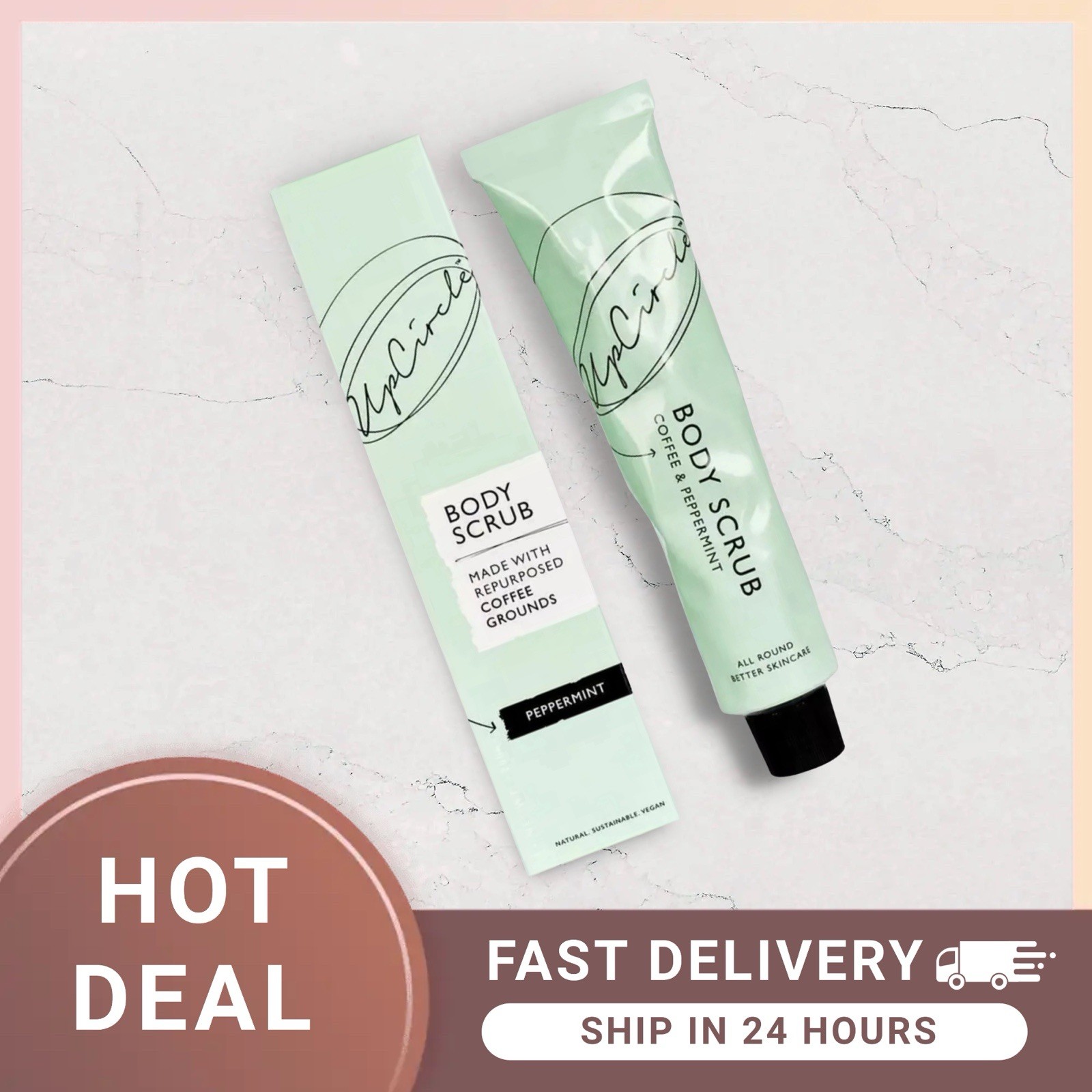UpCircle Beauty Coffee Body Scrub With Peppermint - 200ml