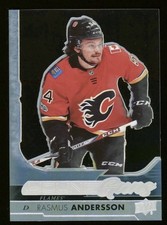 2017-18 UPPER DECK - RASMUS ANDERSSON YOUNG GUNS ACETATE SSP ROOKIE CARD #218. rookie card picture