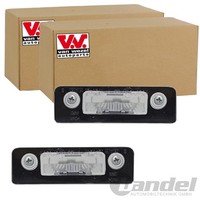 2X VAN Wezel Kennzeichenleuchte Passend FüR Skoda Octavia Roomster Links+Rechts